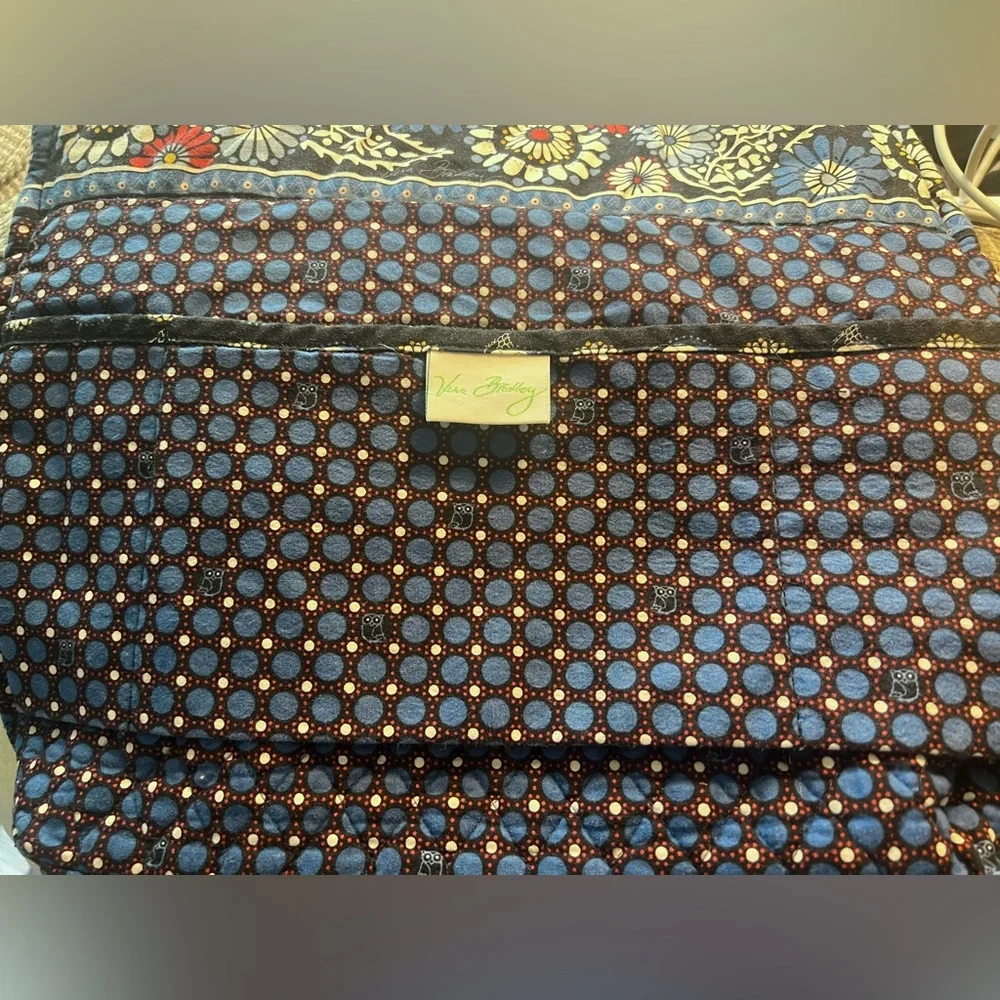 - Vera Bradley Night Owl Print Tote! EUC!